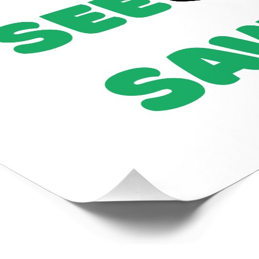 Bekijk de wereld Red de wereld Fietsen Wandelen Perfect Poster (Hoek)