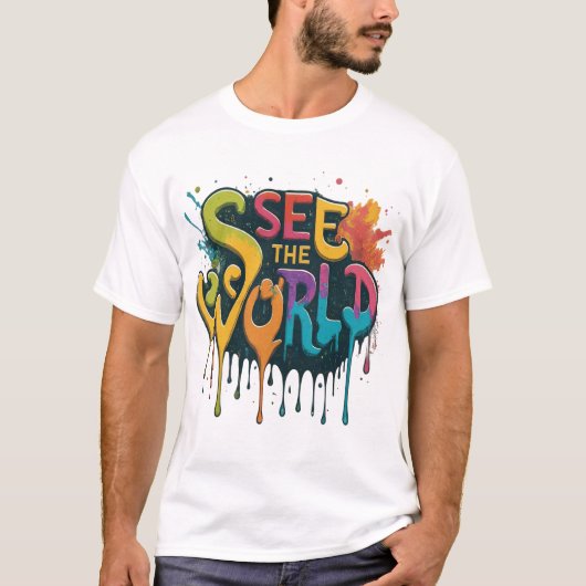 Bekijk de wereld t-shirt (Voorkant)