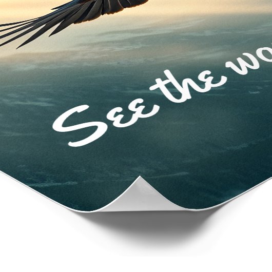 Bekijk de wereld vanuit een ander perspectief | poster (Hoek)