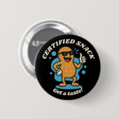 Bekijk deze noot: Gecertificeerde Snack Ronde Button 5,7 Cm (Voorkant /achterkant)