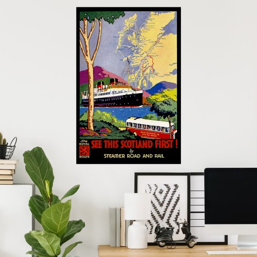 Bekijk deze Schotland First Poster (Thuiskantoor)