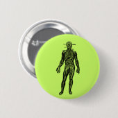 Bekijk door Man Ronde Button 5,7 Cm (Voorkant /achterkant)