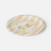 Bekijk een  Baby shower van een Boo Baby Yellow Papieren Bordje (Gekanteld)