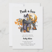 Bekijk een boek Schattige Halloween Baby shower