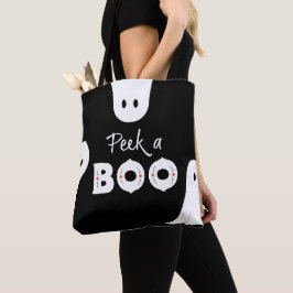 Bekijk een boek Stijlvolle geesten Halloween Tote Bag