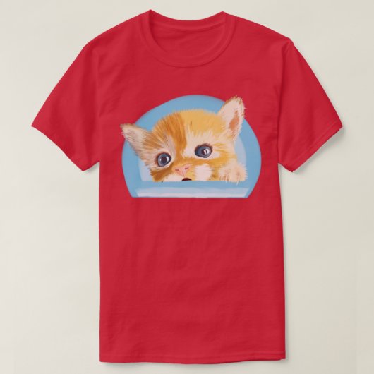 Bekijk een Boo Cute Little Kitten art T-shirt (Design voorkant)
