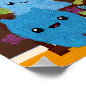 Bekijk een Boo MONSTERS Baby shower Banner PABC #2 Poster (Hoek)