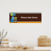 Bekijk een Boo MONSTERS Baby shower Banner PABC #3 Poster (Keuken)