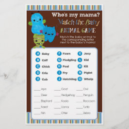 Bekijk een Boo Monsters Baby shower Game Animal Ma