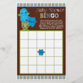 Bekijk een Boo Monsters Baby shower Game BINGO Kaa (Voorkant)
