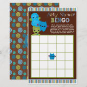Bekijk een Boo Monsters Baby shower Game BINGO Kaa (Voorkant / Achterkant)