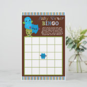 Bekijk een Boo Monsters Baby shower Game BINGO Kaa (Staand voorkant)