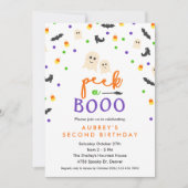 Bekijk een Booo Cute Birthday Party Kaart (Voorkant)