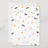 Bekijk een Booo Cute Birthday Party Kaart (Achterkant)