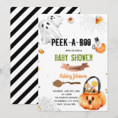 Bekijk een uitnodiging voor een baby shower Hallow (Voorkant / Achterkant)