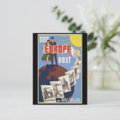 Bekijk Europa Volgende Briefkaart (Staand voorkant)