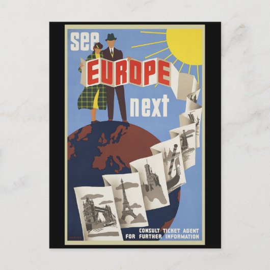 Bekijk Europa Volgende Briefkaart (Voorkant)