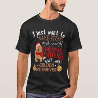 Bekijk films met mijn Golden Retriever Hondenliefh T-shirt