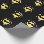 Bekijk Funny Electric Bulb Pun Dark BG Cadeaupapier (Hoek)