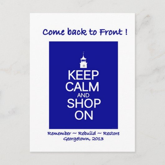 Bekijk Georgetown SC-herdenkingsBriefkaart Briefkaart (Voorkant)