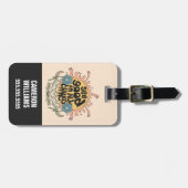Bekijk goed in alle dingen Hippie Graphic Bagagelabel (Voorkant horizontaal)