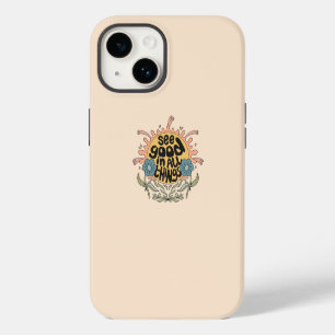 Bekijk goed in alle dingen Hippie Graphic iPhone 14 Hoesje