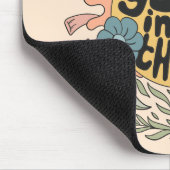 Bekijk goed in alle dingen Hippie Graphic Muismat (Hoek)