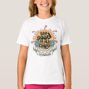 Bekijk goed in alle dingen Hippie Graphic T-shirt