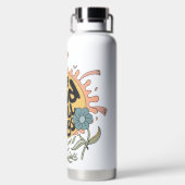 Bekijk goed in alle dingen Hippie Graphic Waterfles (Achterkant)