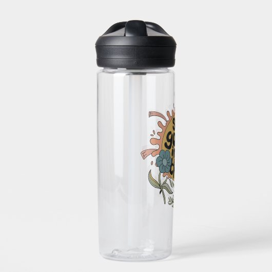 Bekijk goed in alle dingen Hippie Graphic Waterfles (Voorkant)