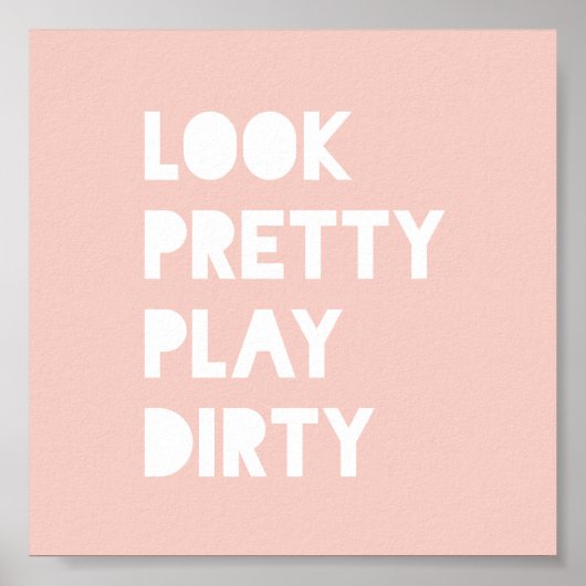 Bekijk  grappige Quote Art Prints Blush (Voorkant)