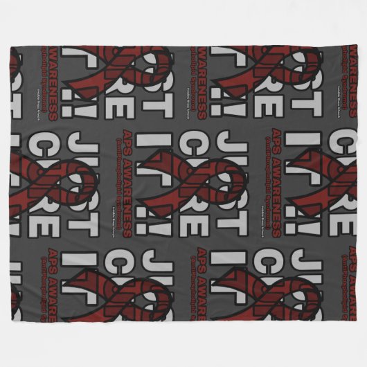 BEKIJK HET ALLEEN...APS FLEECE DEKEN (Voorkant (Horizontaal))