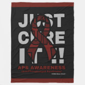 BEKIJK HET ALLEEN...APS FLEECE DEKEN (Voorkant)