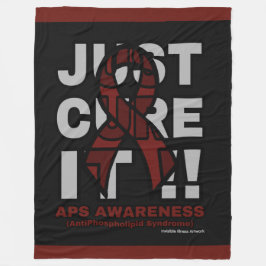 BEKIJK HET ALLEEN...APS FLEECE DEKEN