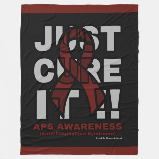 BEKIJK HET ALLEEN...APS FLEECE DEKEN (Voorkant)