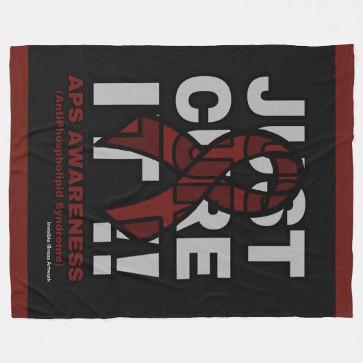 BEKIJK HET ALLEEN...APS FLEECE DEKEN (Voorkant (Horizontaal))