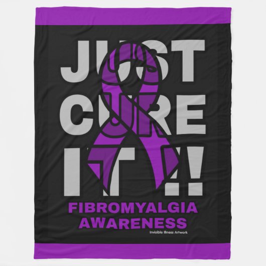 BEKIJK HET ALLEEN...Fibro Fleece Deken (Voorkant)