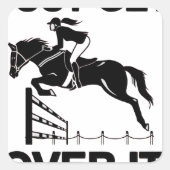 BEKIJK HET ALLEEN VIERKANTE STICKER (Voorkant)