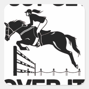 BEKIJK HET ALLEEN VIERKANTE STICKER