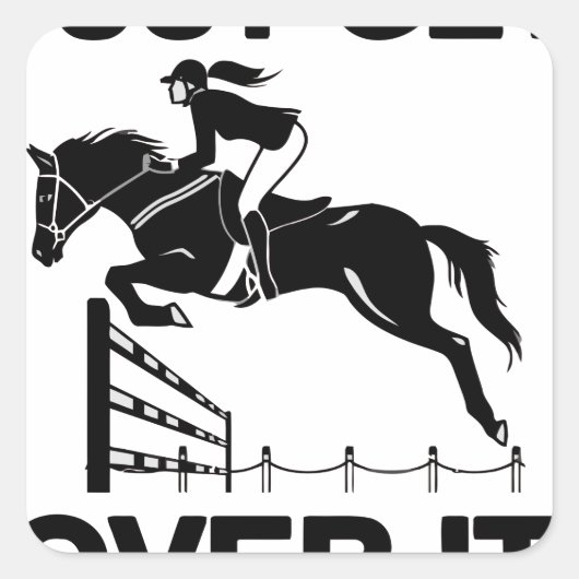 BEKIJK HET ALLEEN VIERKANTE STICKER (Voorkant)