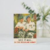 Bekijk het allemaal in de reguliere Army  Recruitm Briefkaart (Staand voorkant)