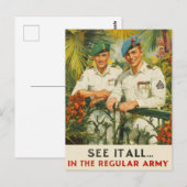 Bekijk het allemaal in de reguliere Army  Recruitm Briefkaart (Voorkant / Achterkant)