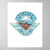 Bekijk het Amerikaanse  poster van 50-stijl (Voorkant)