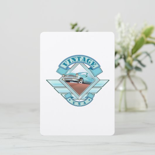 Bekijk het Amerikaanse  poster van 50-stijl (Staand voorkant)