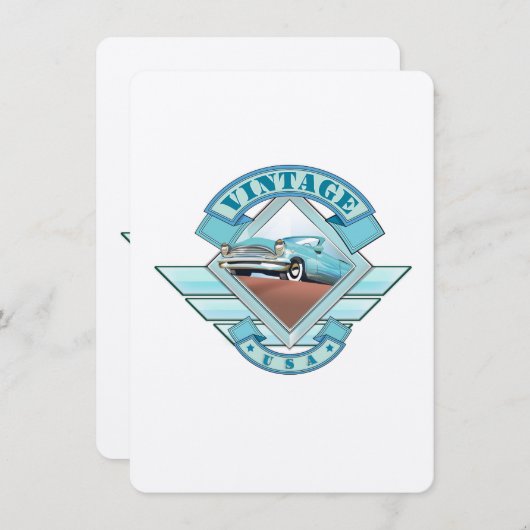 Bekijk het Amerikaanse poster van 50-stijl (Voorkant / Achterkant)