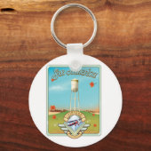 Bekijk het Amerikaanse  poster van 50-stijl Sleutelhanger (Voorkant)