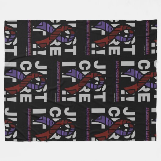 BEKIJK HET.. Arachnoiditis Fleece Deken (Voorkant (Horizontaal))