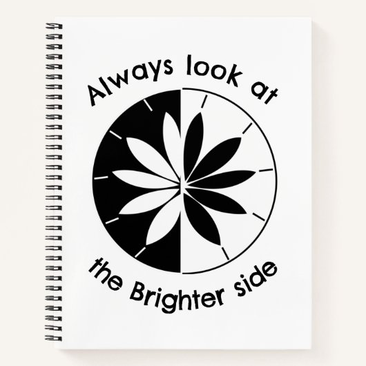 Bekijk het Brichtere Inspirerend citaat van de Kan Notitieboek (Voorkant)