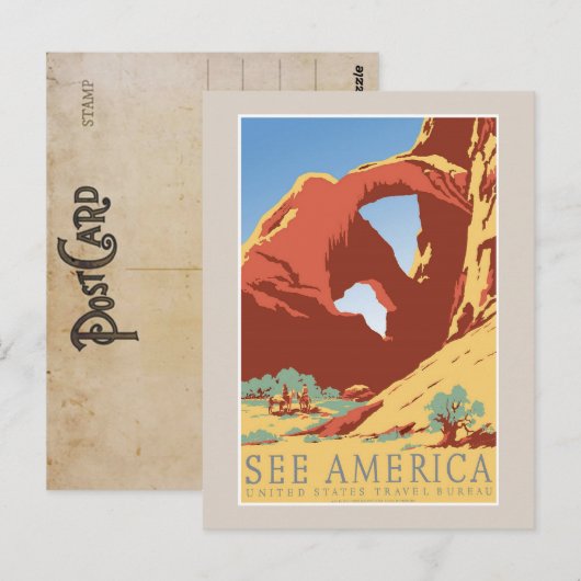 Bekijk het  Briefkaart van America Travel (Voorkant / Achterkant)