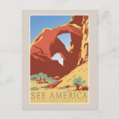 Bekijk het  Briefkaart van America Travel (Voorkant)